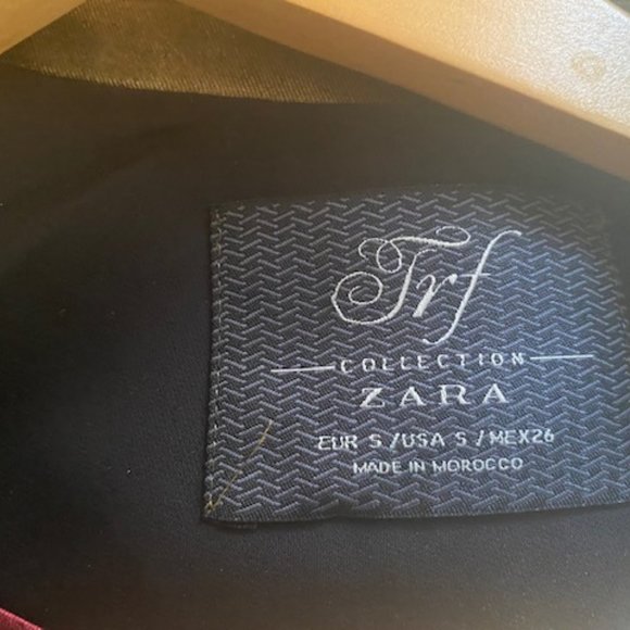 Zara women's bronze/metallic blazer/ tuxedo jacket. Size S - Picture 3 of 6